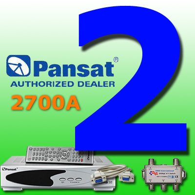 2 UNIT: Pansat 2700A Receiver B-75