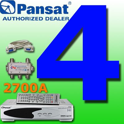 4 UNIT: Pansat 2700A Receiver B-75
