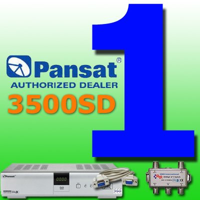 1 UNIT: Pansat 3500SD Receiver (B-80 Flashed)