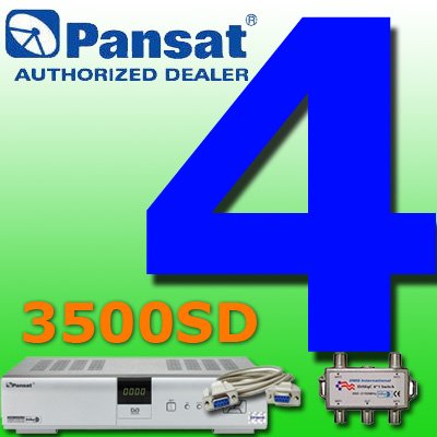 4 UNIT: Pansat 3500SD Receiver B-80