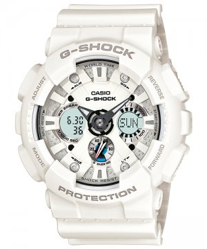 Casio G-Shock GA120A-7 men's watch White | wolfecouture
