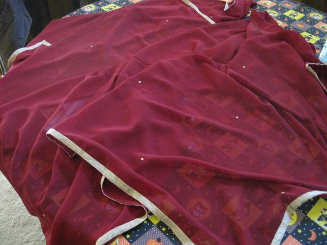 Crimson Indian Outfit