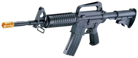 MR711: M16 Style M4A1 Sniper spring powered airsoft gun rifle,
