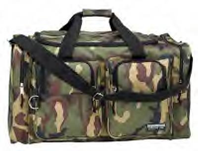 26" Heavy Duty Camouflage Colored Tote Bag great to store hunting supplies or a dry set of clothes