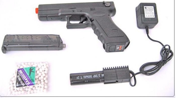 Cyma The CM030 is an outstanding quality TM G18C AEP clone electric airsoft pistol gun