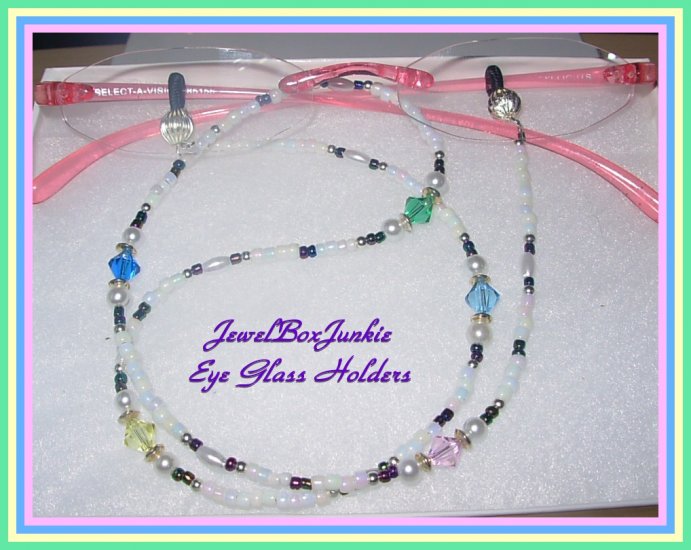 Swarovski Multi-Color Beaded Eyeglass Holder