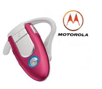 Motorola H500 Pink Limited Edition Bluetooth Headset