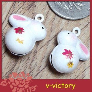 10 x Cartoon Bell Dog Pet Cat Collar Rabbit Animal 2cm