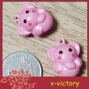 10 x Cartoon Bell Dog Pet Cat Collar Baby Elephant Chicken 2cm