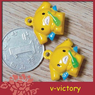10 x Cartoon Bell Dog Pet Cat Collar Bear Panda B5 animal 2cm