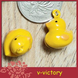10 x Cartoon Bell Dog Pet Cat Collar Duck 2cm