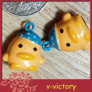 10 x Cartoon Bell Dog Pet Cat Collar Duck 2cm B2