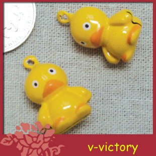 10 x Cartoon Bell Dog Pet Cat Collar Duck 2cm B3