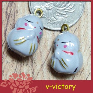 10 x Cartoon Bell Dog Pet Cat Collar Monk 2cm