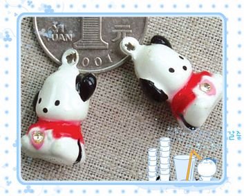 10 x Cartoon Bell Dog Pet Cat Collar Snoopy Dog 2cm A1