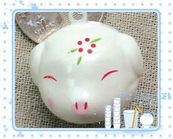 5 x Big Cartoon Bell Dog Pet Cat Collar Pig Animal 3cm