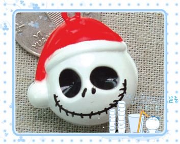 5 x Big Cartoon Bell Dog Pet Cat Collar Skull Halloween Jake 3cm