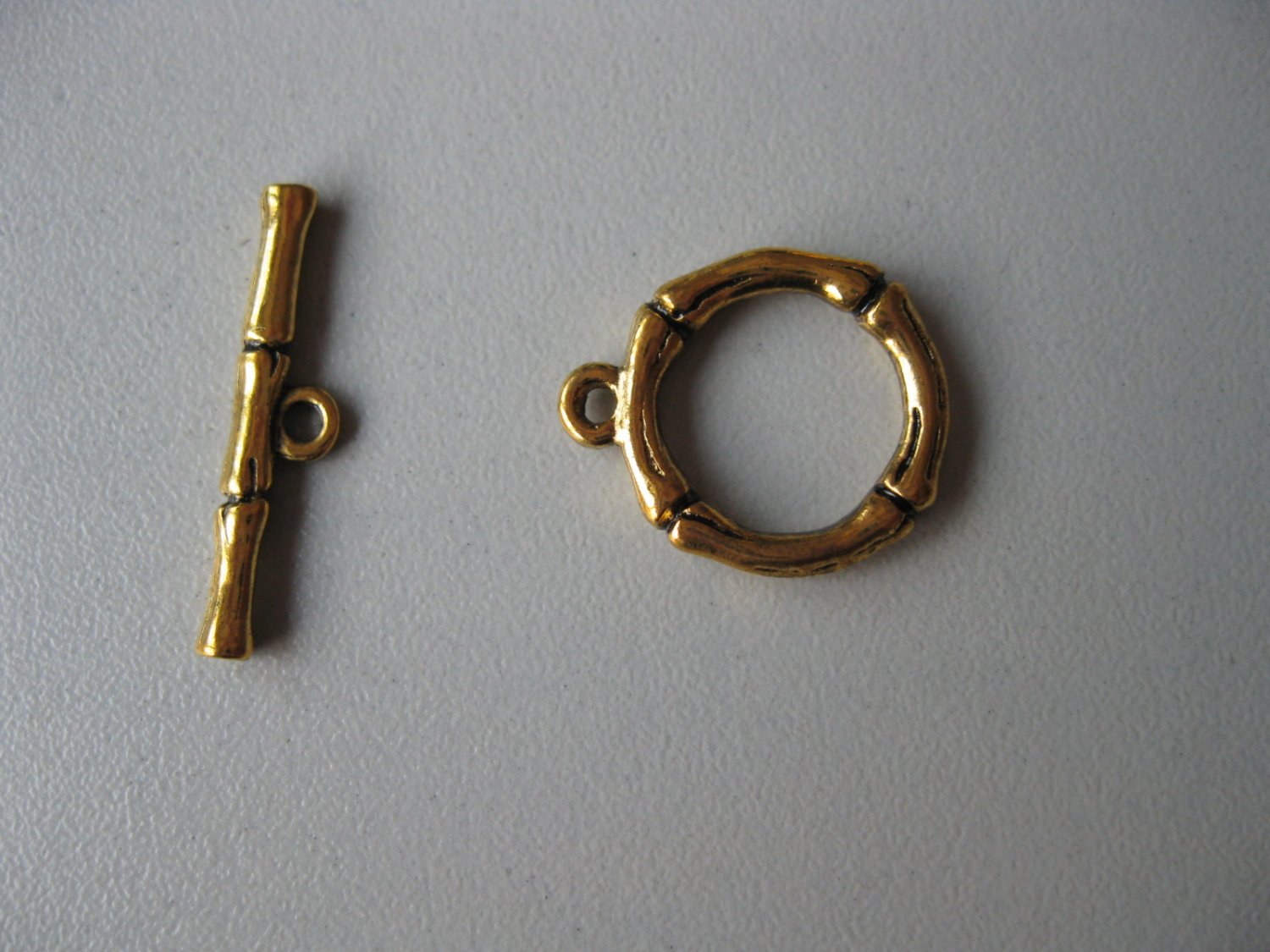 20 Sets Jewelry Repair DIY Bamboo Clasp Toggle Finding/jewelry accessory 13 X 12mm