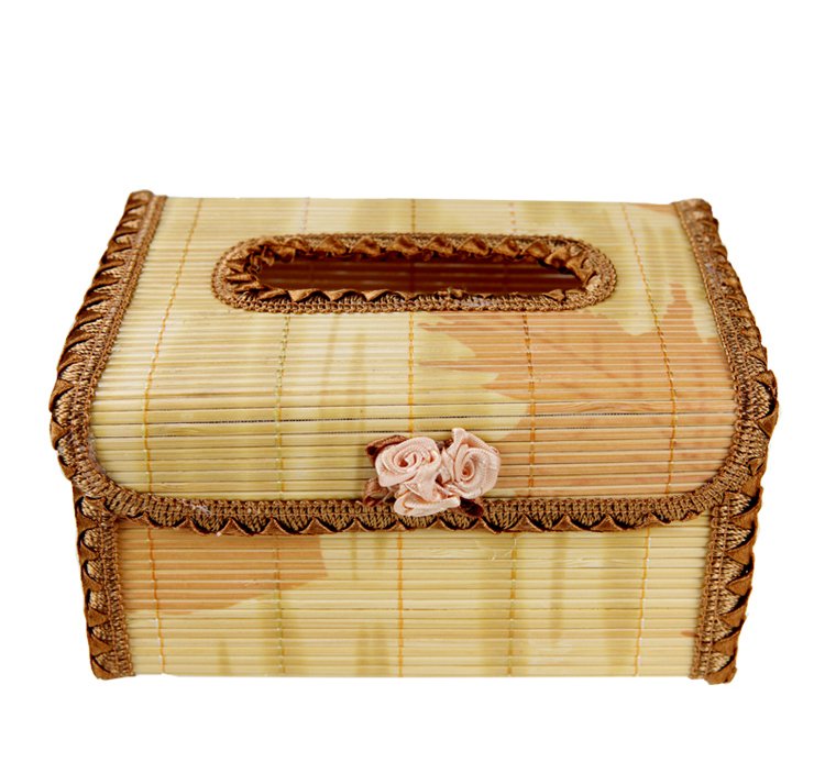 Original Bamboo Tissue BOOK holder souvenir/gift Coffee