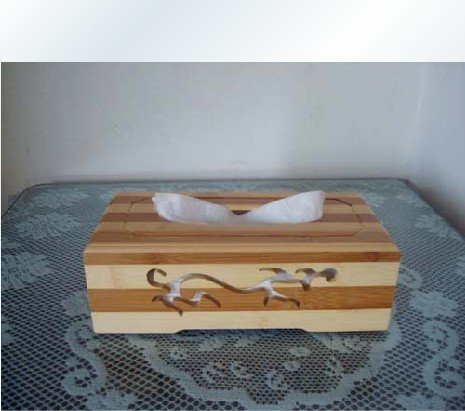 Original Bamboo Wood Strip Dragon Tissue BOOK holder souvenir/gift