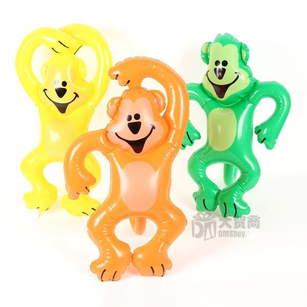 3pcs Inflatable Monkey Animal Summer Swimming Swim Toy B2