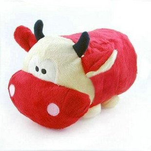 Multi Function Plush OX Tissue Box Holder