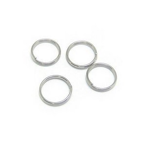 Lot of 500g Double Jump Ring 10mm Finding Accessory silver plated