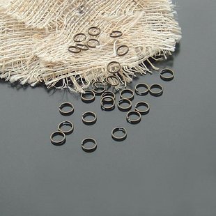 Lot of 1990pcs Double Jump Ring 6 x 0.5mm Finding Accessory Brass Plated