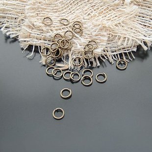 Lot of 4900pcs Jump Ring 5 x 0.7mm Finding Accessory Brass Plated