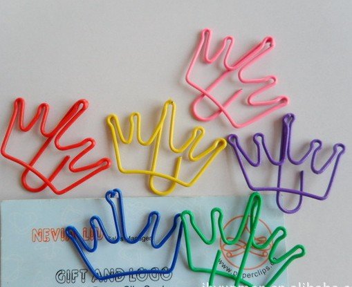 Lot of 200pcs Paper Clip Crown Shaped / Bookmark office