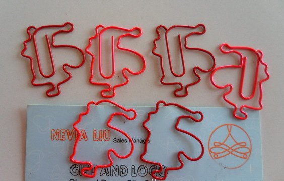 Lot of 200pcs Paper Clip Santa Claus Shaped / Bookmark office