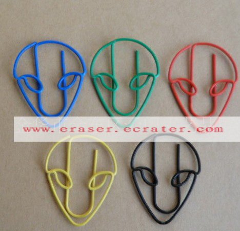 Lot of 200pcs Paper Clip Alien Face ET Shaped / Bookmark office