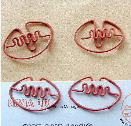 Lot of 200pcs Paper Clip Rugby Shaped / Bookmark office