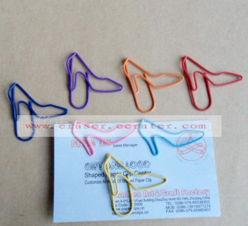 Lot of 200pcs Paper Clip High Heel Shoe Shaped / Bookmark office B2
