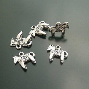 1000pcs Pandora Horse 13 x 12mm /jewelry bracelet metal alloy Charm