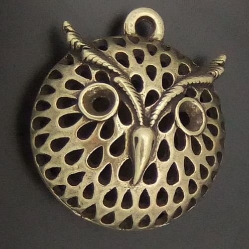 200pcs Owl jewelry bracelet metal Charm Bead 19 X 21mm