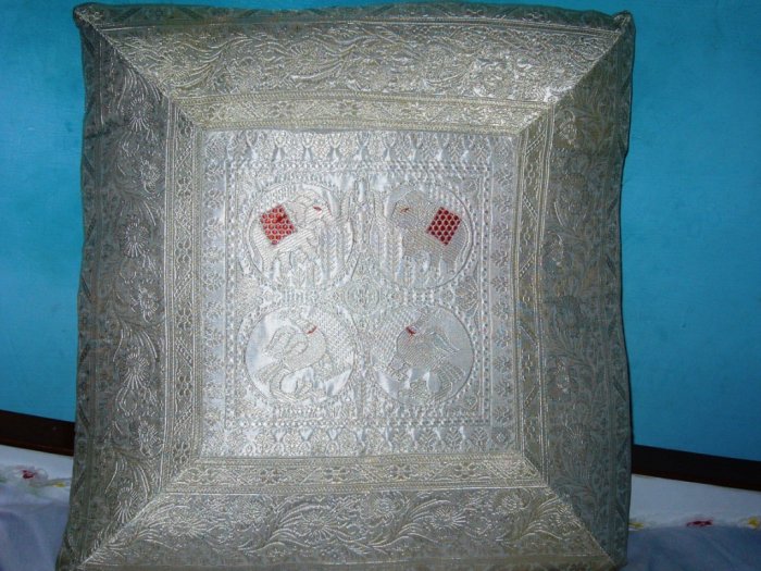 Indian Silk Cushion Covers x 2