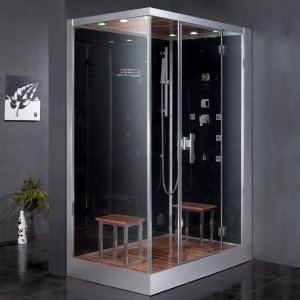 59" EAGO Platinum DZ961F8 Steam Shower Enclosure Unit (Right Side)