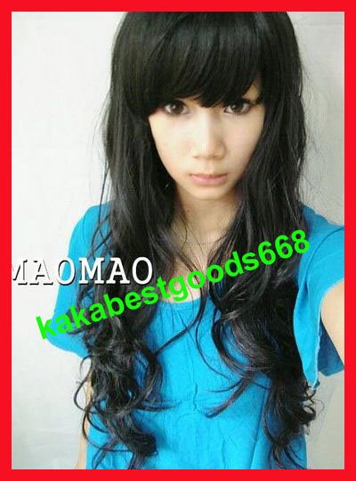 Long Wave Cosplay Everyday Full Wigs With One Cap WL13