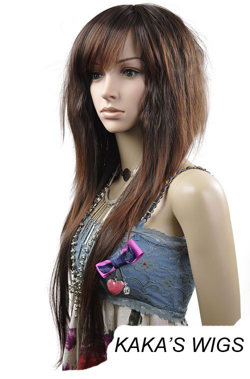 LONG STRAIGHT COSPLAY EVERYDAY HAIR FULL WIGS WL62