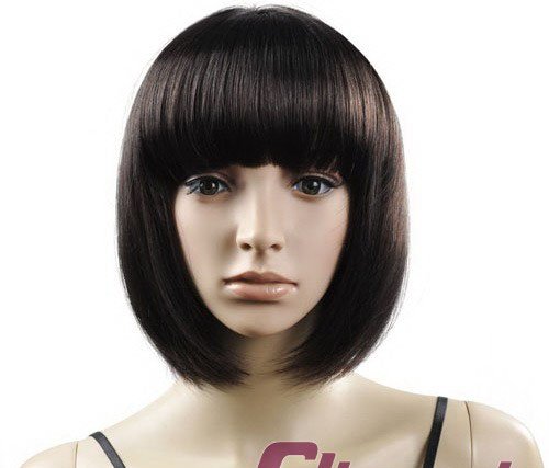 Short Straight Cosplay Everyday Full Wigs With One Cap WD39