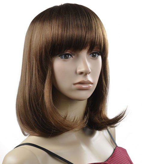 Â Lady Straight Cosplay Everyday Full Wigs With One Cap WD40