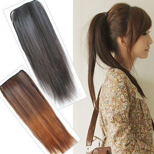 Girl's Hairpiece Long Ponytail Pony wig Hair Extensions PP05