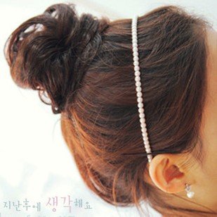 64Pcs Lady Woman Artificial Genuine Pearls Hair Band For Hair PP33