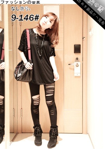 Lady Woman Irregularity Render Pants Cotton Trousers Leggings T17