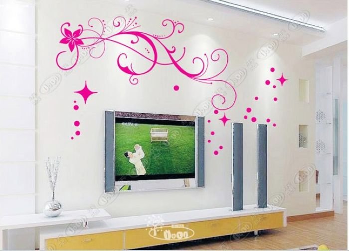 DIY Wall Art Deco Vinyl Decal Sticker Flowers WB15