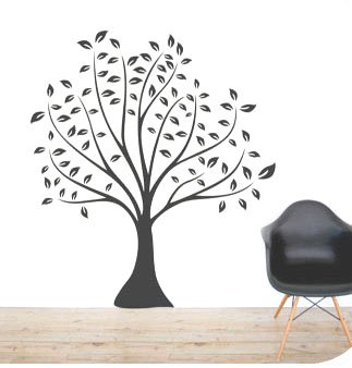 DIY Removable Wall Art Deco Decal Sticker LINDEN TREEÂ WB25