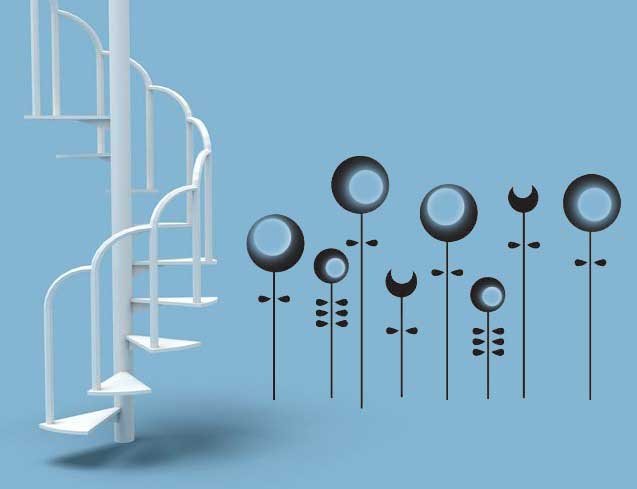 DIY Removable Art Deco Decal Wall Stickers WB64