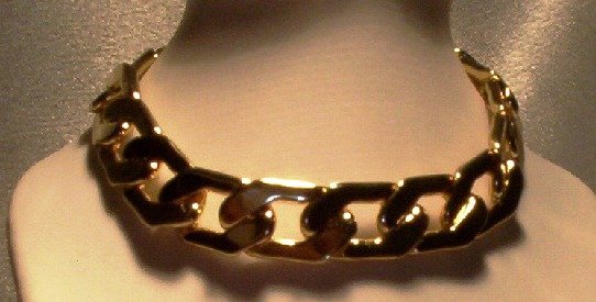 MENS OR WOMENS CHUNKY GOLD BRACELET 12MM
