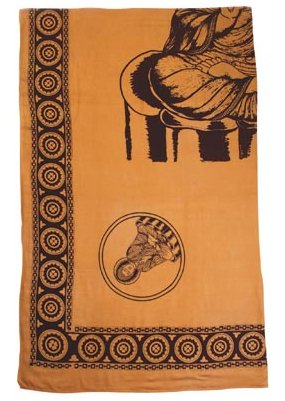 Buddha Design Cotton Sheet Item 35340
